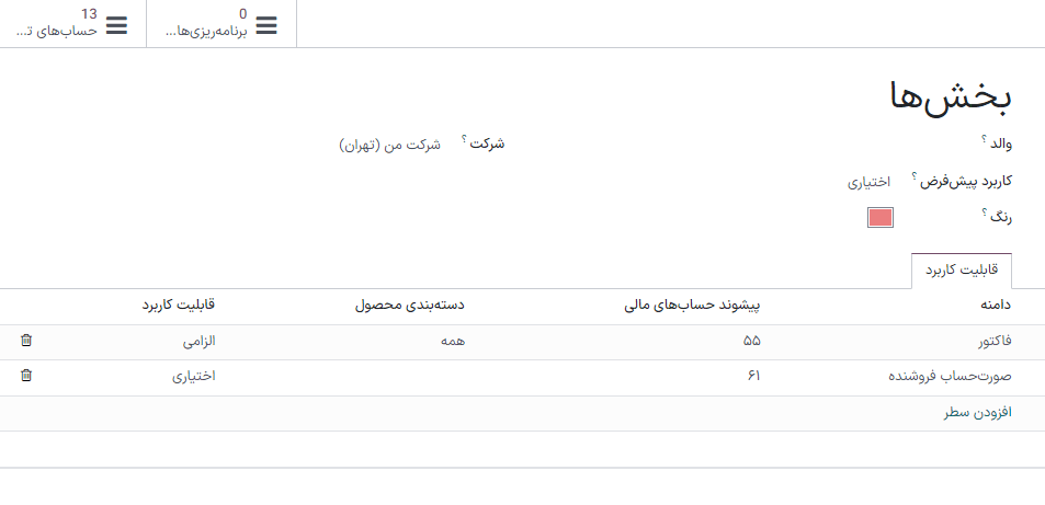 ایجاد برنامهریزی تحلیلی