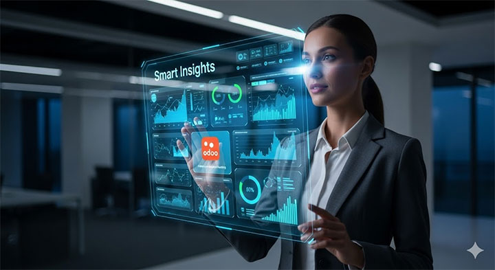 نقش Smart Insights و Odoo در معماری نوین تصمیم‌گیری