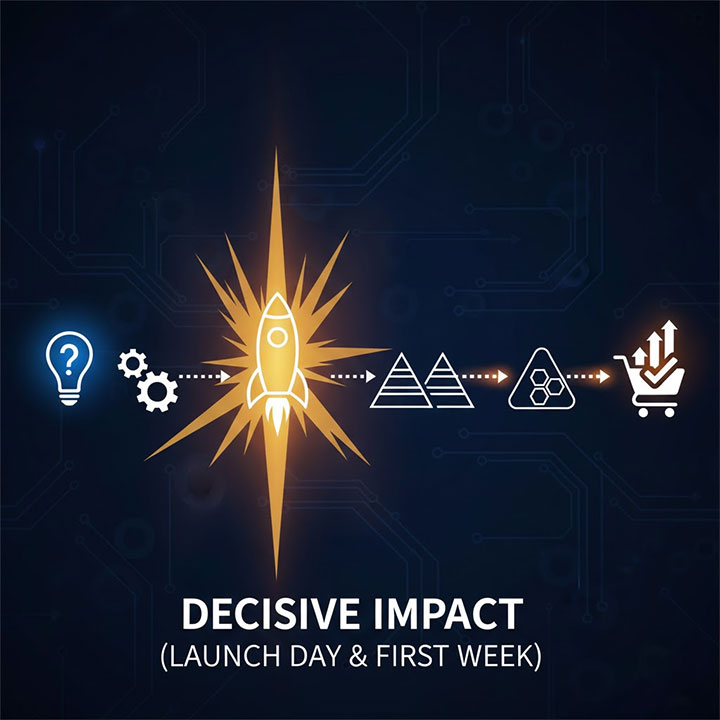 ضربه قاطع (روز عرضه و هفته اول)